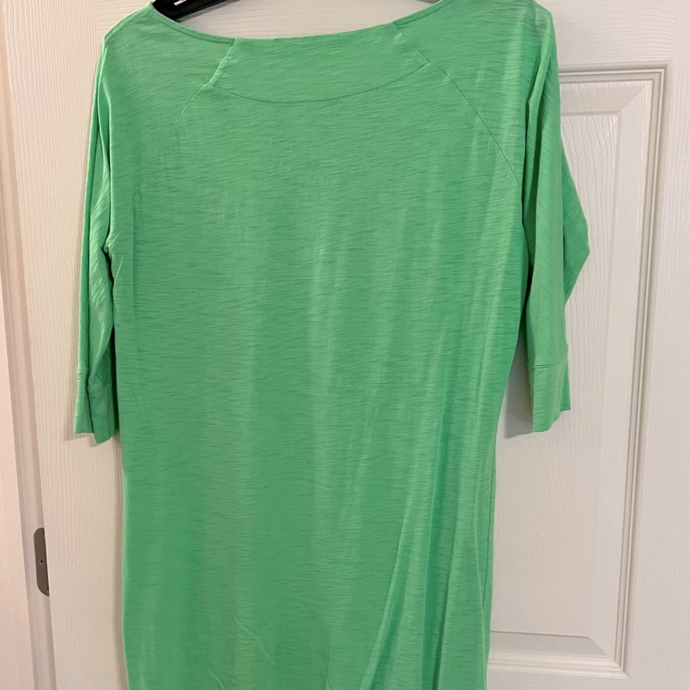 Green Lilly Pulitzer shirt dress